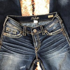 NWOT Silver bootcut jeans